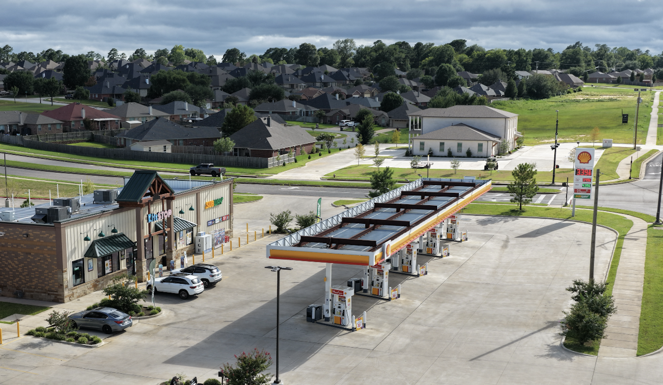 Shell gas station and convenience store